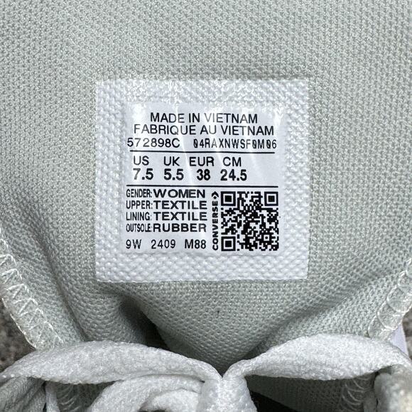 Converse Run Star Hike Shoes Womens Size 7.5 High Top Platform All Star Sneakers - Picture 7 of 9